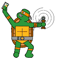 Cowabunga Tortugasninja Sticker by Teenage Mutant Ninja Turtles Movie