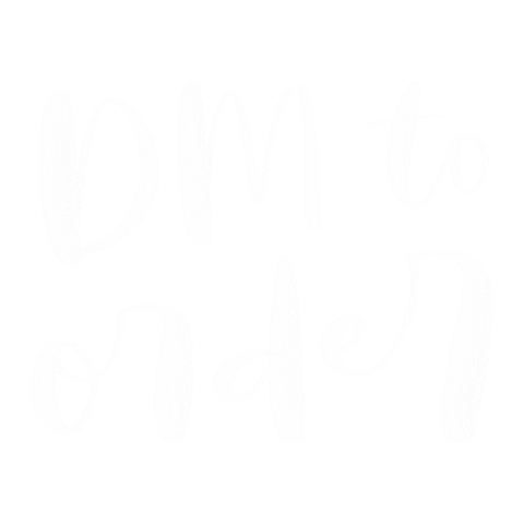 Calligraphy Order Sticker