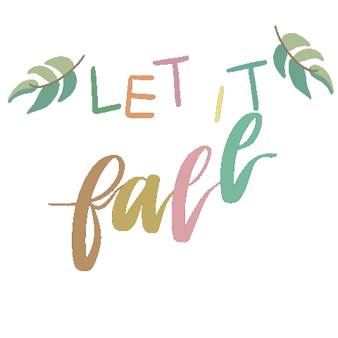 Let It Go Falling Sticker