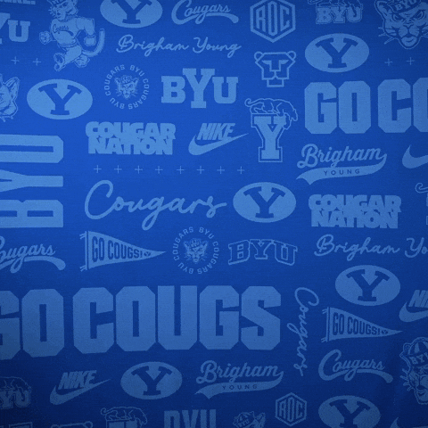 College Football Go Cougs GIF by BYU Cougars