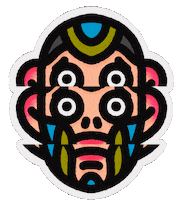 Face Tripping Sticker by Miscfit