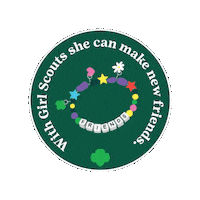Girlscout Makenewfriends Sticker by Girl Scouts of Greater Iowa