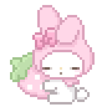 My Melody Pixel Sticker