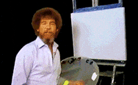 Bob Ross Art GIF
