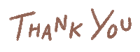 Thanks Thank You Sticker by Catharina Stewart