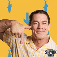Pointing Down John Cena GIF by Shark Week