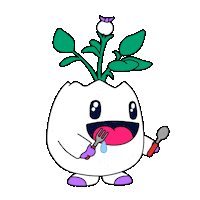 Happy Nom Nom Sticker by Magic Eden