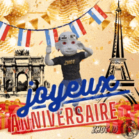 Joyeux Anniversaire GIF by Zhot