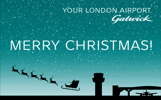 Merry Christmas GIF by Gatwick Airport