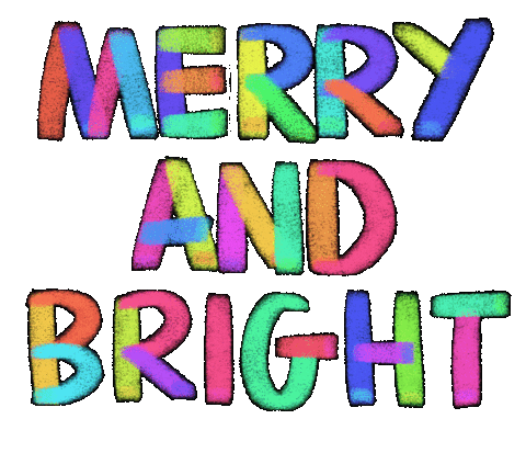 Merry Christmas Sticker by AlwaysBeColoring