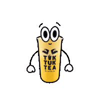 Tuktuktea tea boba drink sidoarjo banyuwangi Sticker