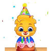 Feliz Cumple Happy Birthday Sticker by Lucas and Friends by RV AppStudios