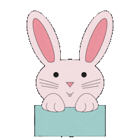 Rabbit Easter Sticker