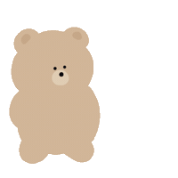 うさぎ くま Sticker