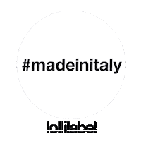 Madeinitaly Sticker by lollilabel