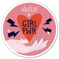 NAILENCOL girl power mujer maquillaje empoderamiento Sticker