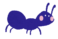 Ant Sticker by Marie Boiseau