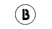 B Sticker by LABASAD