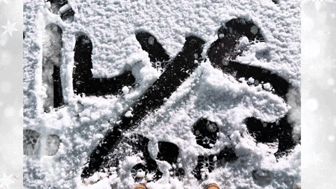 Snow Snowing GIF