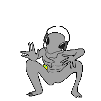 gominosensei alien gomi gominosensei Sticker
