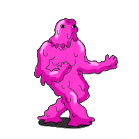 gominosensei slime lama gomi derretido Sticker