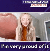 Proud Sabrina Carpenter GIF by Audacy