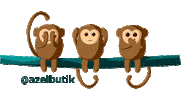 Maymun Sticker by azel butik