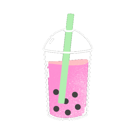 limistic drink tea boba bubble tea Sticker