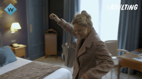 UKTVGIFBANK giphyupload funny relatable adulting GIF