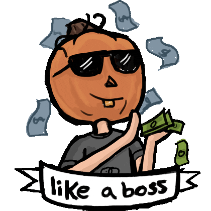 Like A Boss Fun Sticker