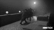 Kicking Black And White GIF by HBO Max