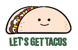 Taco Bell Dinner Sticker by Jessica Lau
