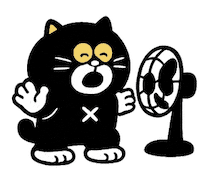 Cat Summer Sticker