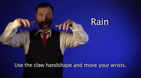 sign language rain GIF by Sign with Robert