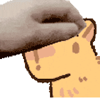 Hand Pet Sticker by Kitten Cup Studio