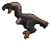 Big Foot Bird Sticker