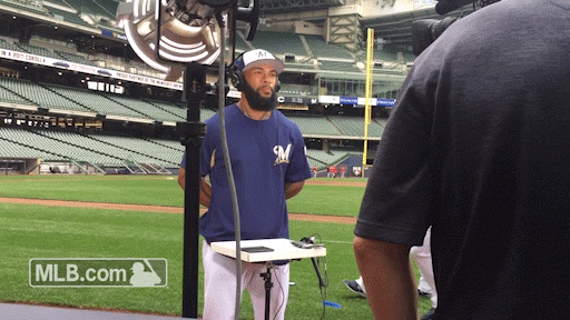 milwaukee brewers thames GIF by MLB