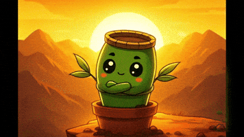 Happy Bamboo Shoot GIF by PandaMania