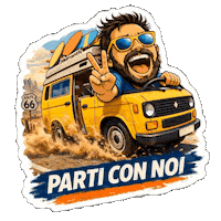 Surf Van Sticker by VanTrip.it