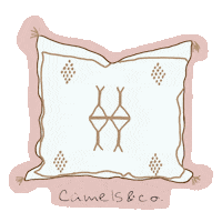 Pillow Sabra Sticker by camelsandco