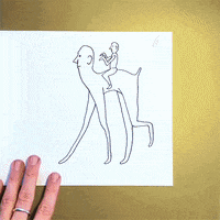 Animation Walking GIF by E MERLIN MURRAY