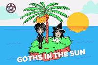 sun goth GIF by Johanna Kenney