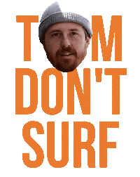 Tom Curran Sticker by The Nine Club