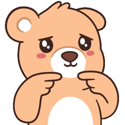 Sad Aww Sticker by BEARISH
