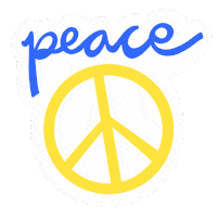 United Nations Peace Sticker by Demic
