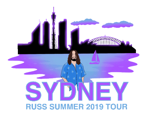 sydney australia summer Sticker by Russ