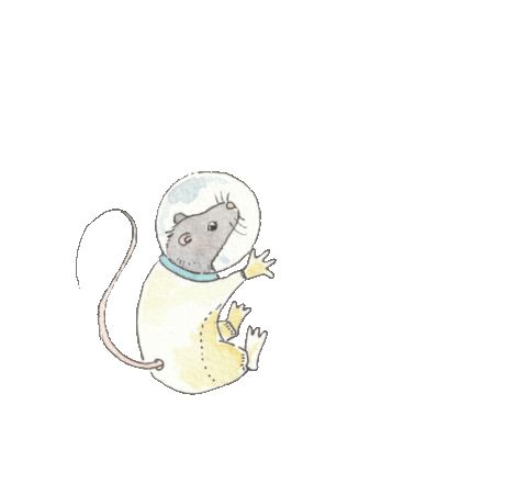 Space Mouse Sticker