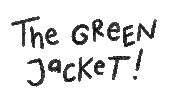 The Masters Golf Sticker by Catharina Stewart