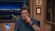 Stephen Colbert Wiping Eyes GIF by The Late Show With Stephen Colbert