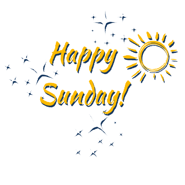 Happy Sunday Sun Sticker by Pur Group Int.